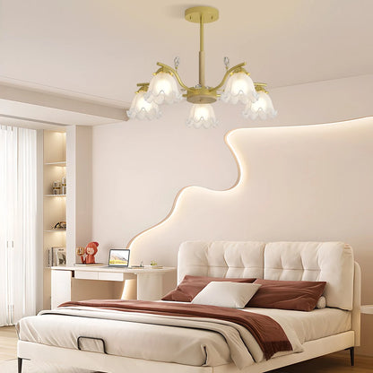 Antizer Creative Lily of the Valley Flower Chandelier