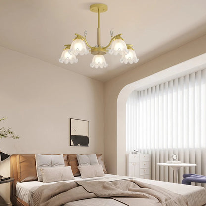 Antizer Creative Lily of the Valley Flower Chandelier