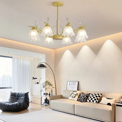 Antizer Creative Lily of the Valley Flower Chandelier