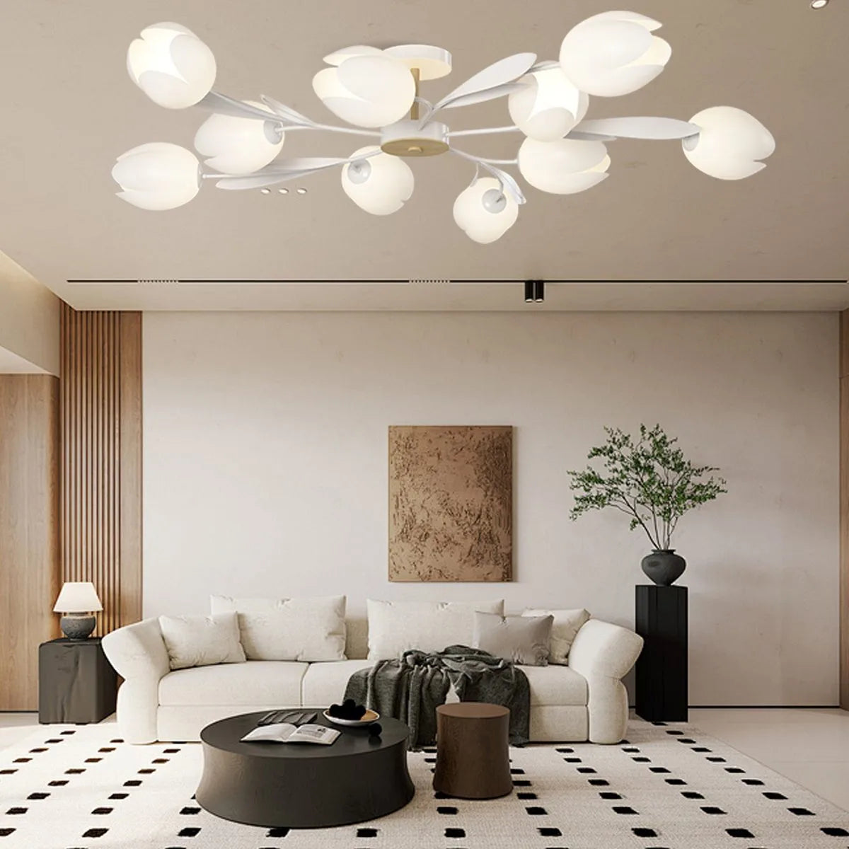 Magnolia Bud Living Room Chandelier