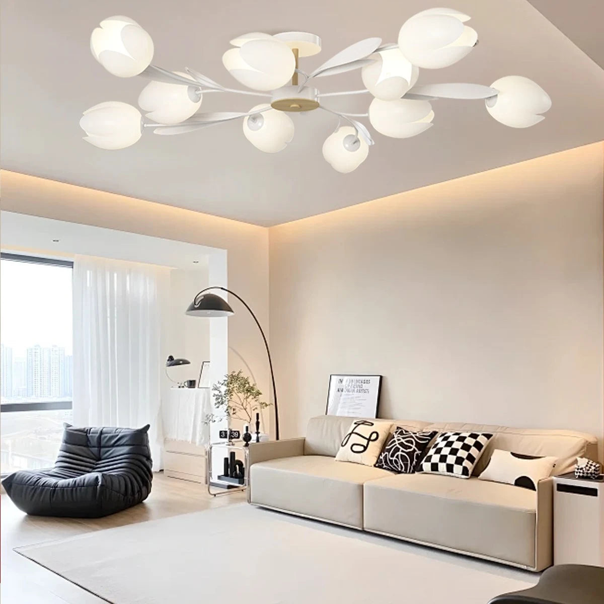 Magnolia Bud Living Room Chandelier