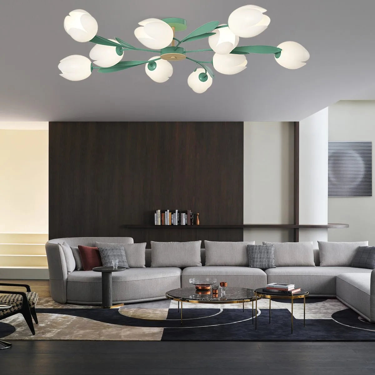 Magnolia Bud Living Room Chandelier