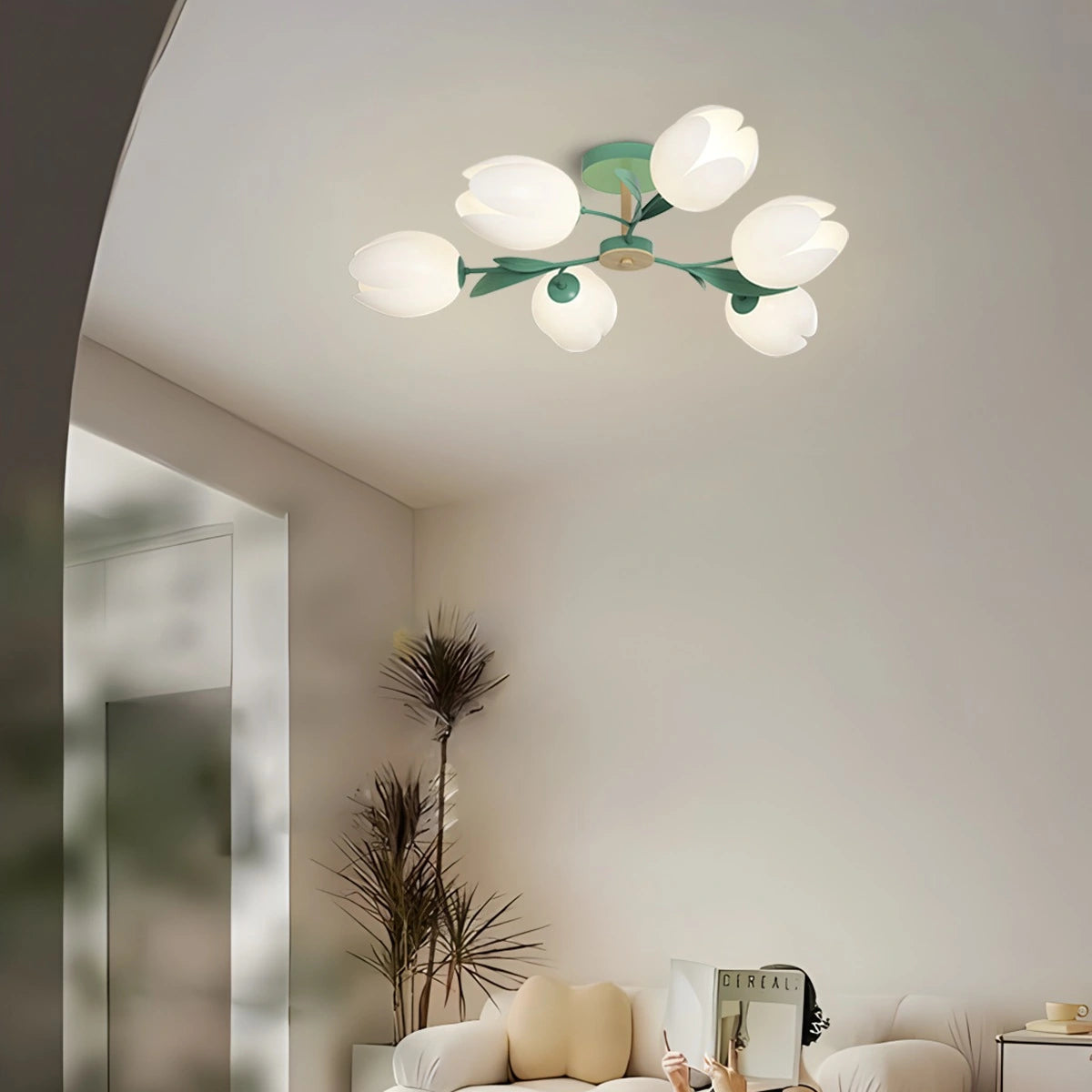 Magnolia Bud Living Room Chandelier