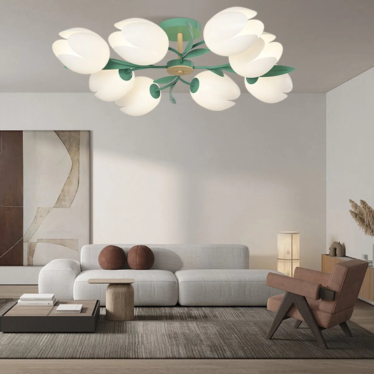 Magnolia Bud Living Room Chandelier