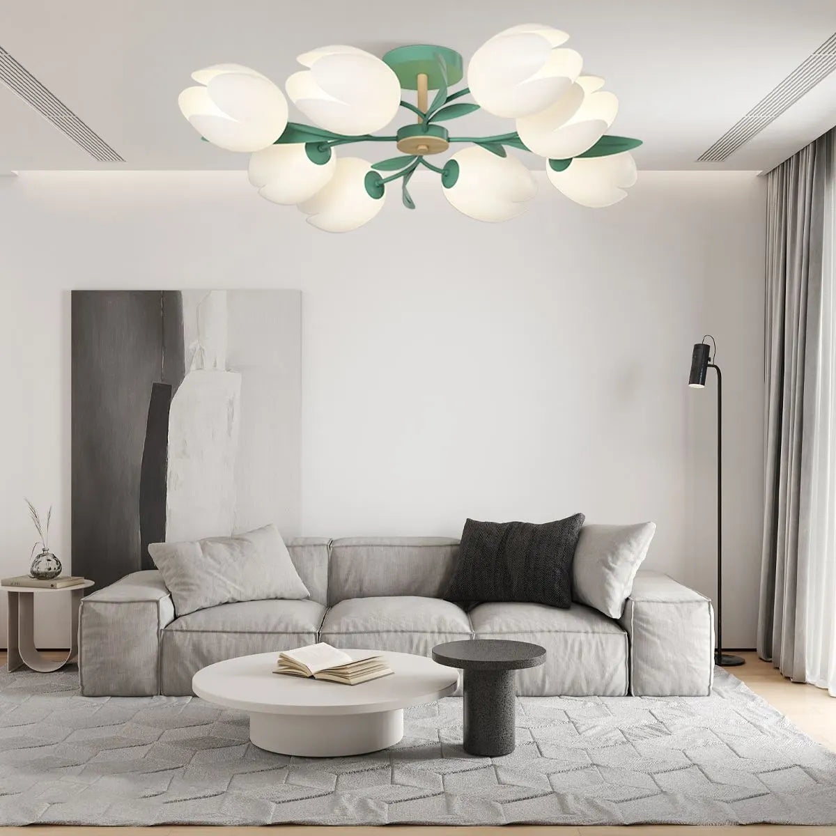 Magnolia Bud Living Room Chandelier