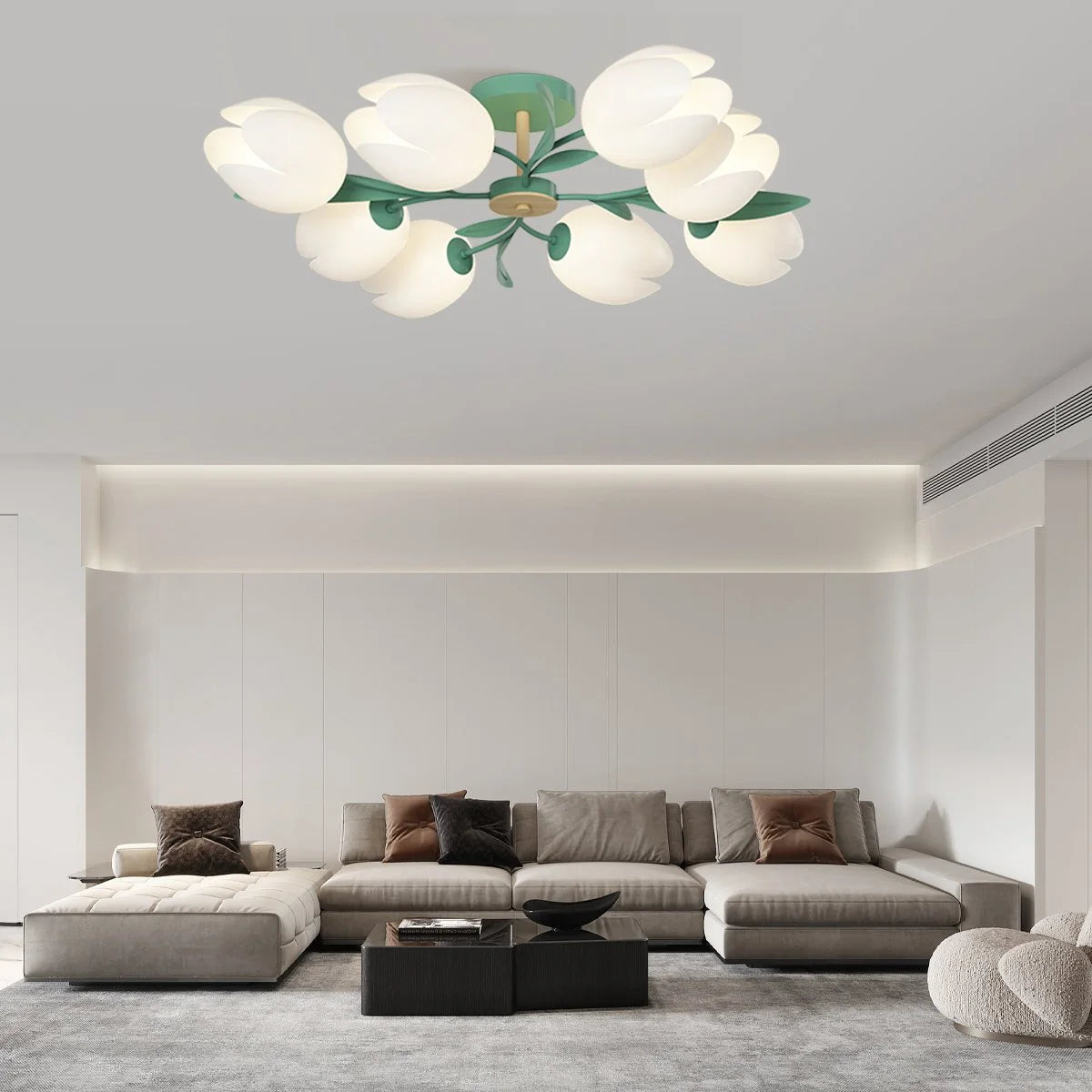 Magnolia Bud Living Room Chandelier