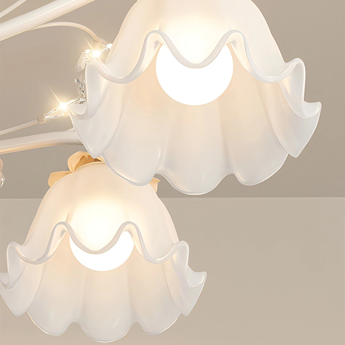Antizer Creative Lily of the Valley Flower Chandelier