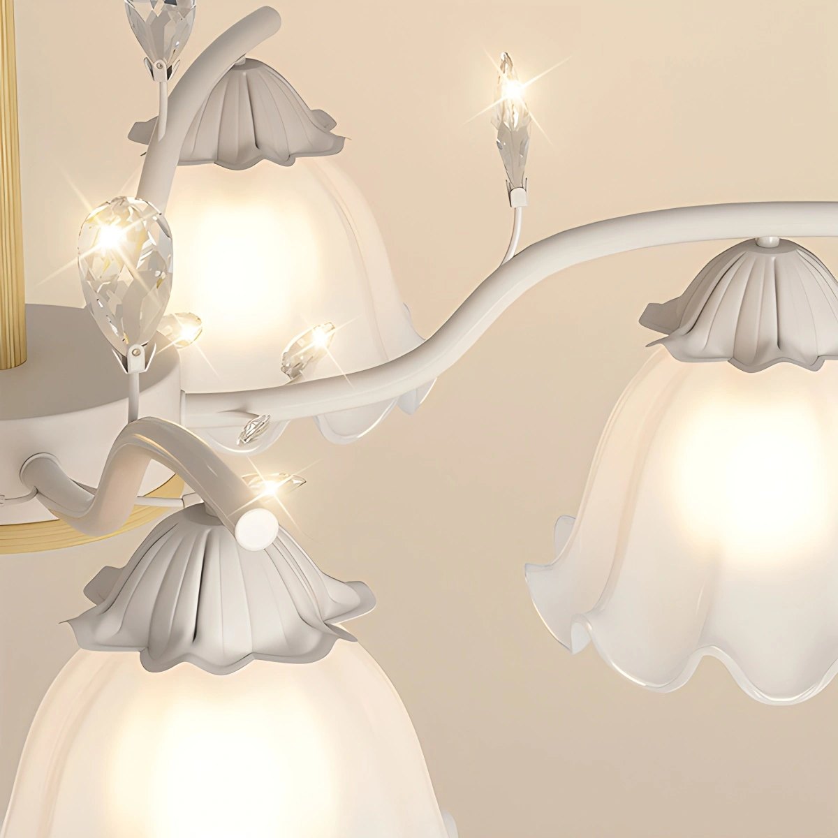 Creative Lily of the Valley Flower Chandelier