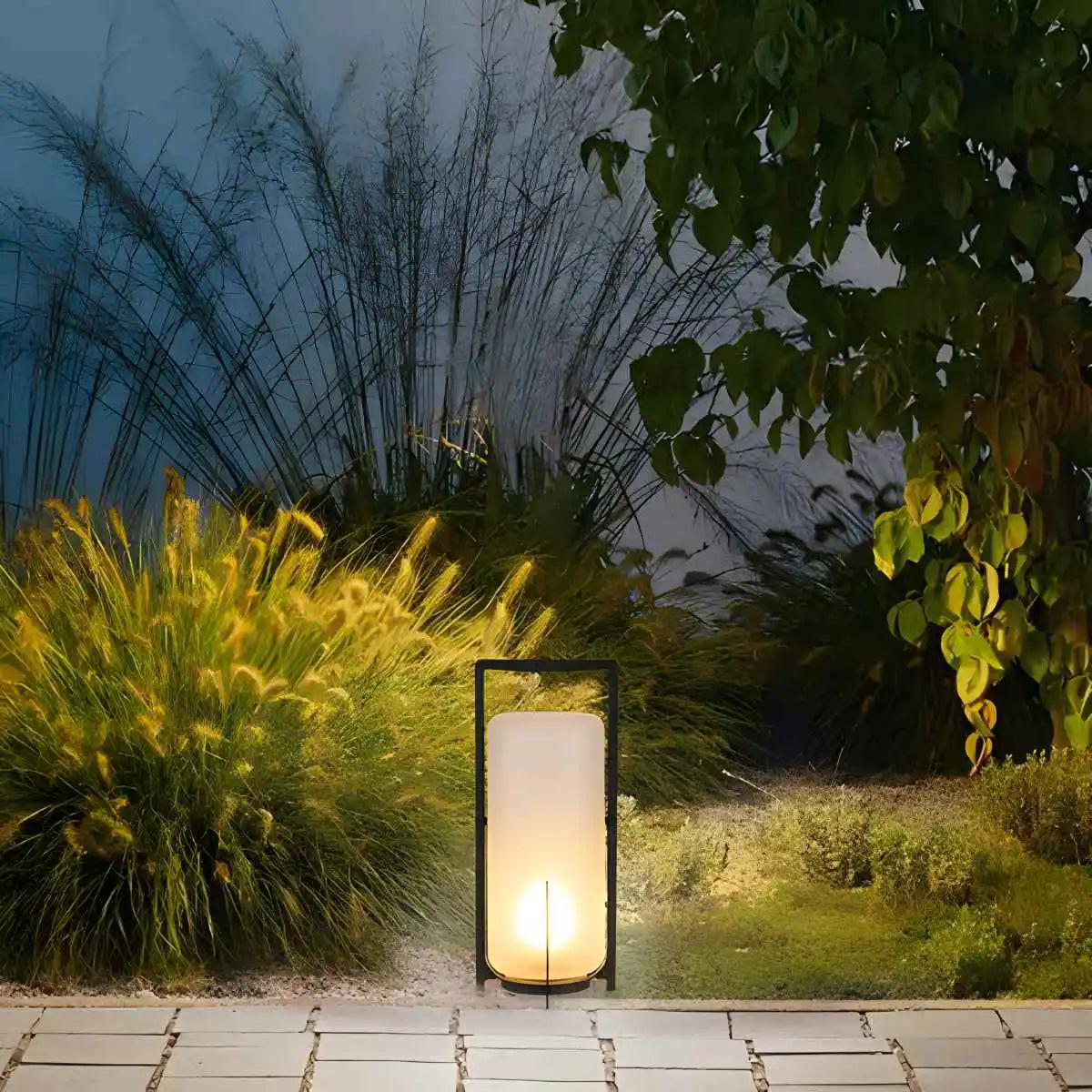 Solar Glass Lantern Outdoor Light