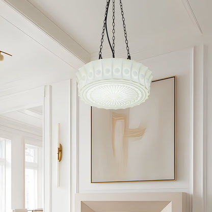 Antizer Hailie Vintage French Dome Pendant Light for Living Room