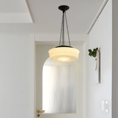 Antizer Hailie Vintage French Dome Pendant Light for Living Room