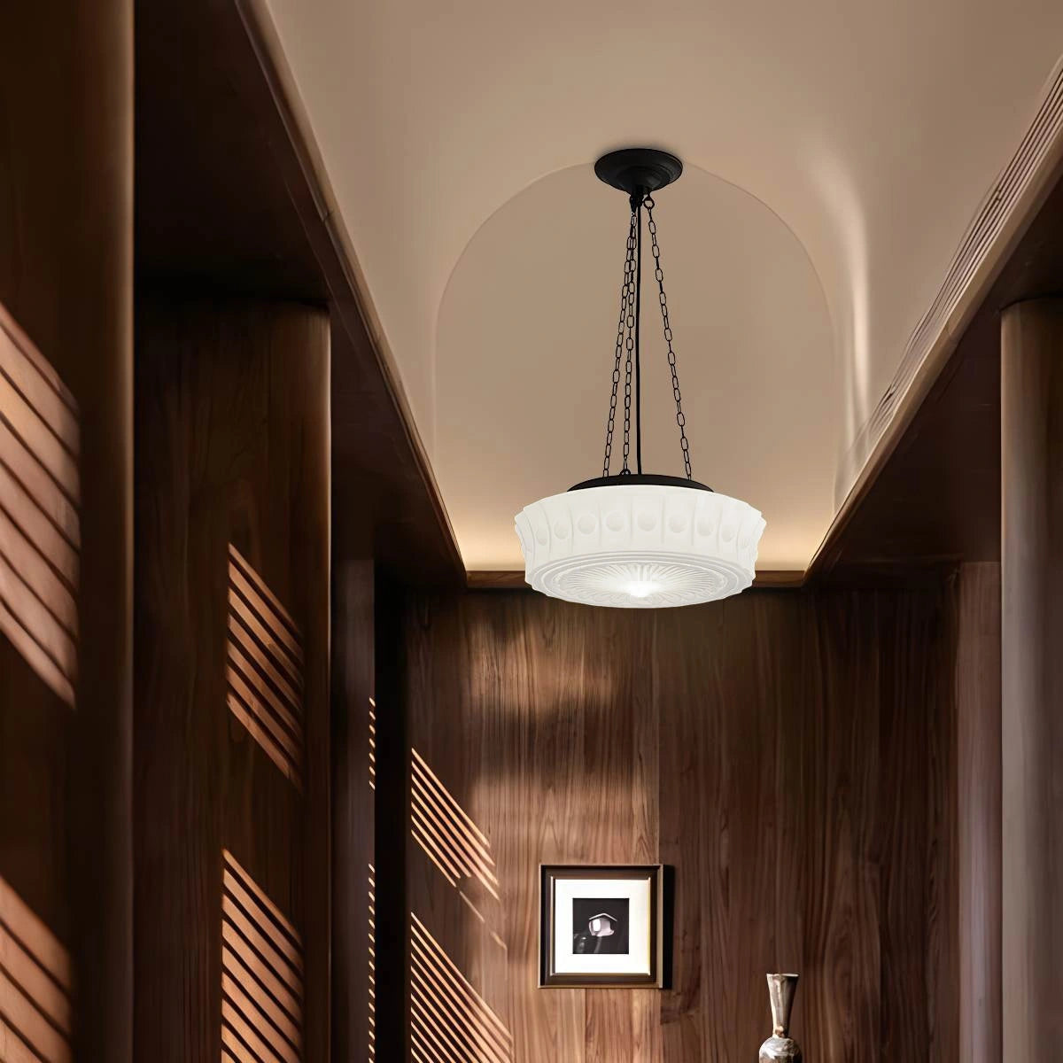 Antizer Hailie Vintage French Dome Pendant Light for Living Room