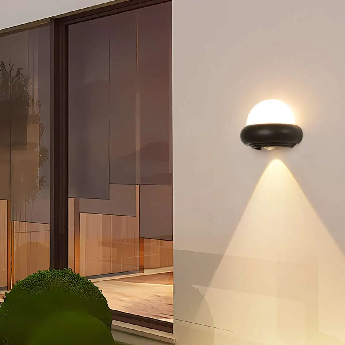 Antizer Oval Waterproof Outdoor Wall Light