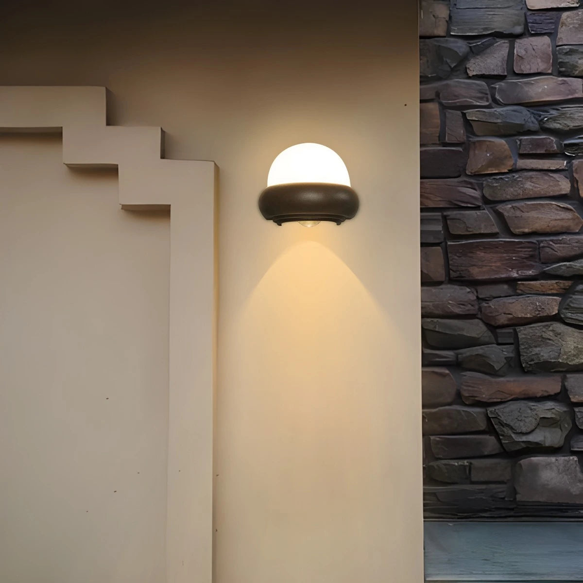 Antizer Oval Waterproof Outdoor Wall Light