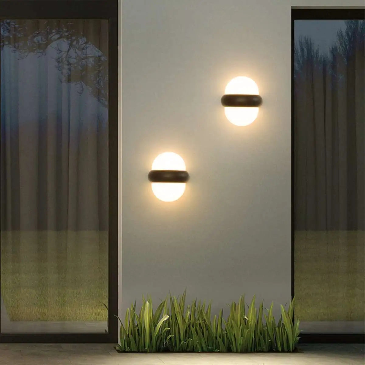 Antizer Oval Waterproof Outdoor Wall Light