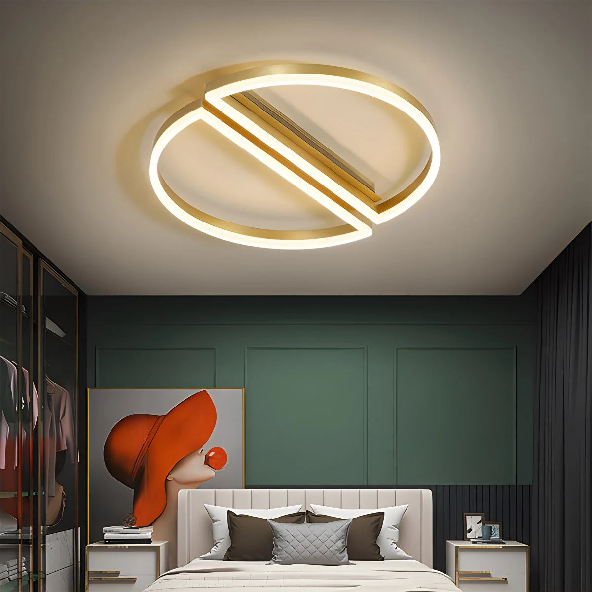 Half Round Ceiling Light