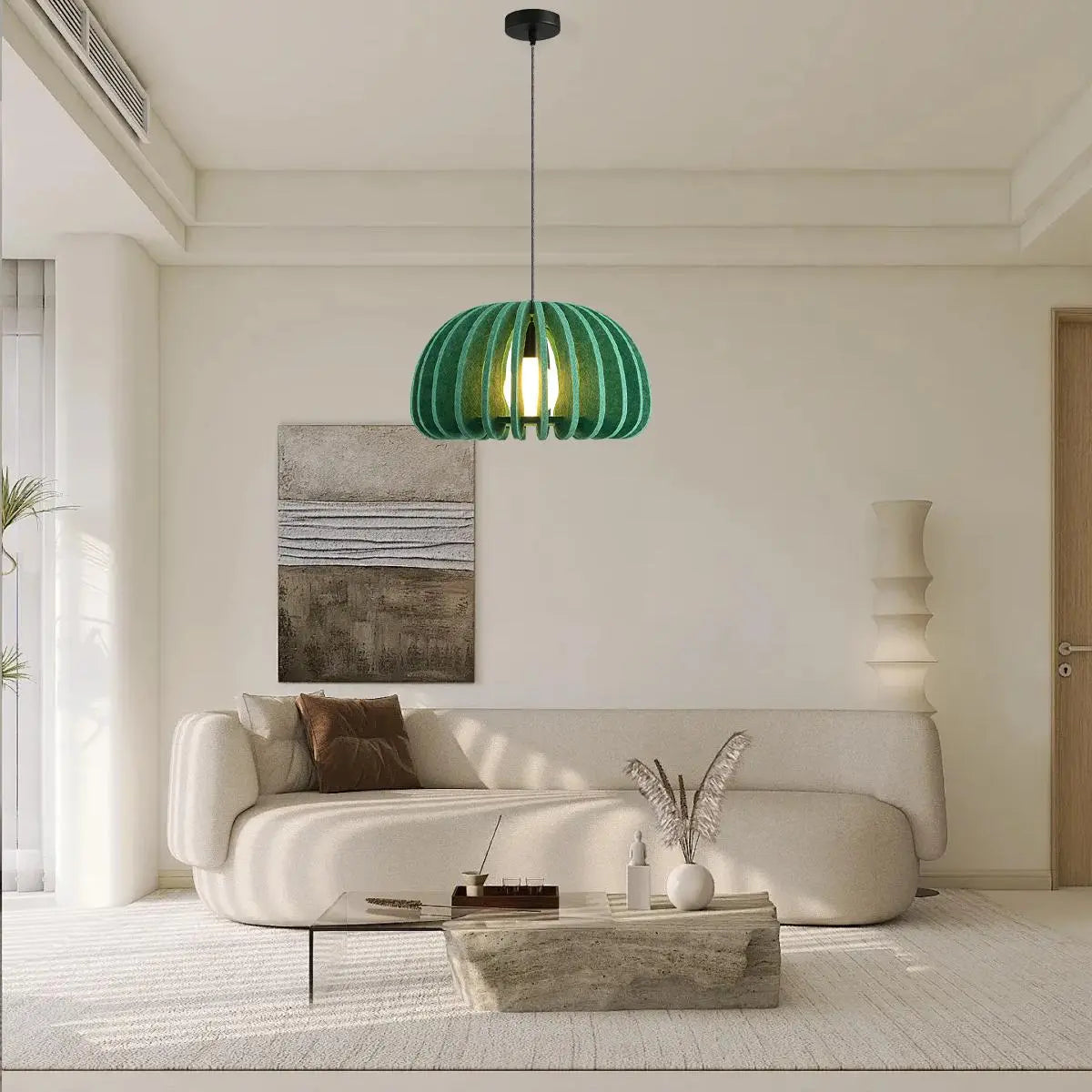 Antizer Half Circle Ball Birdcage Acoustic Pendant Light