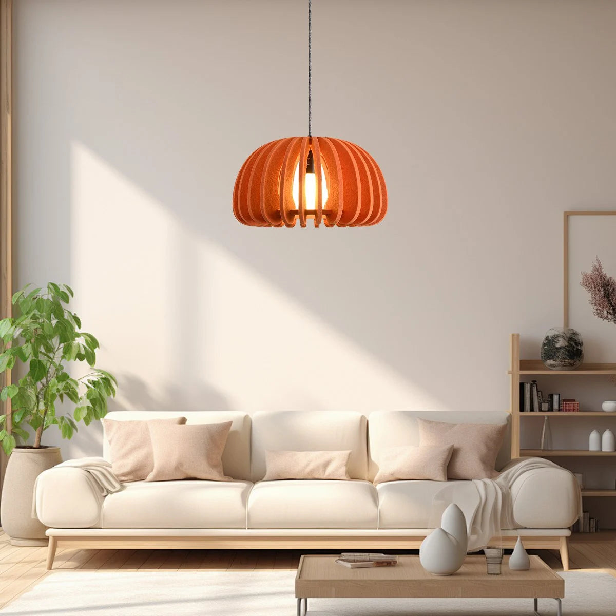 Antizer Half Circle Ball Birdcage Acoustic Pendant Light