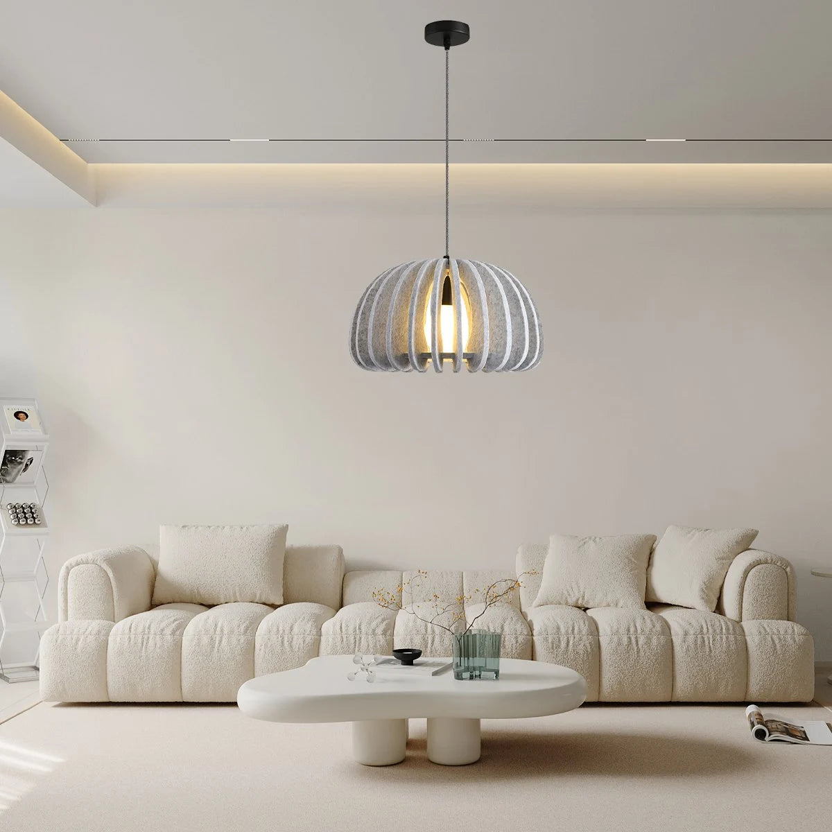 Antizer Half Circle Ball Birdcage Acoustic Pendant Light