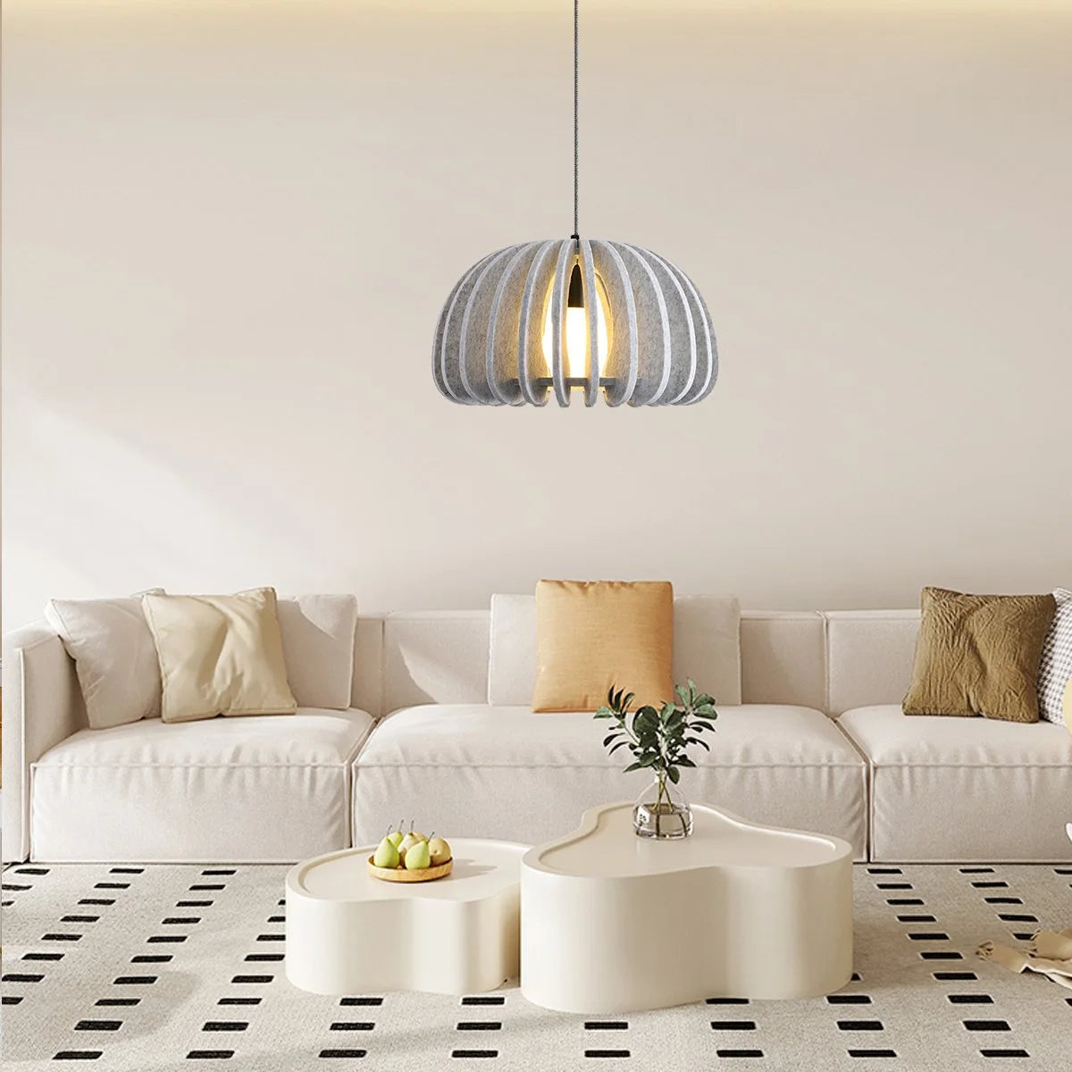 Antizer Half Circle Ball Birdcage Acoustic Pendant Light