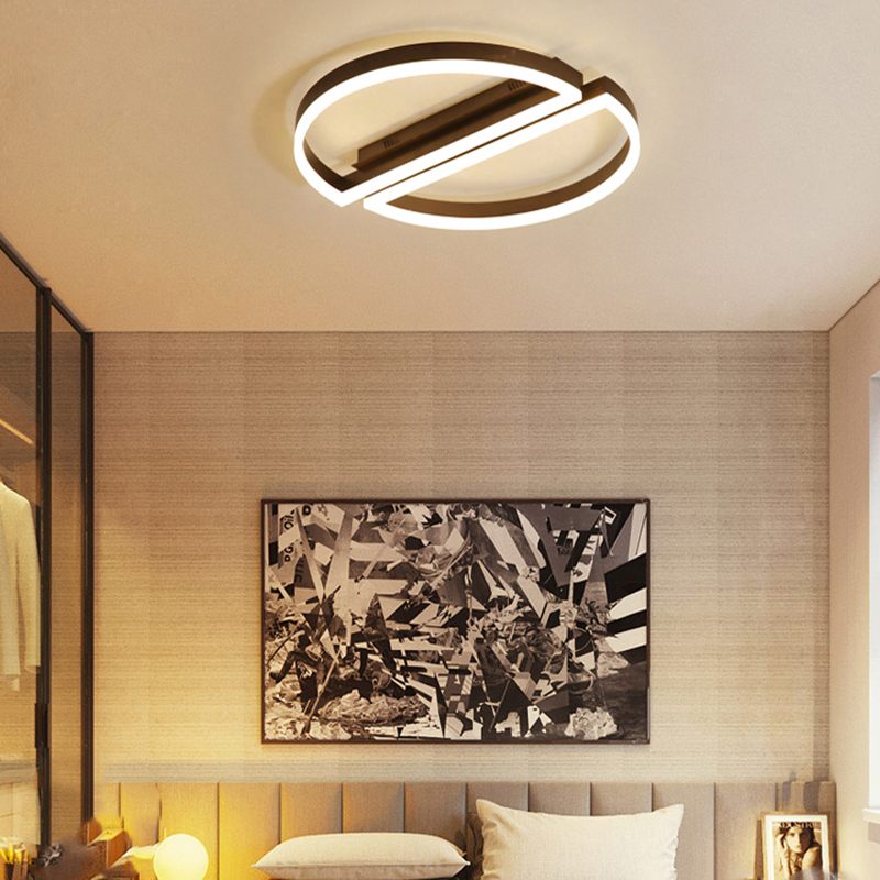 Antizer Half Round Ceiling Light for Bedroom