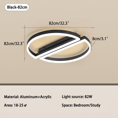 Antizer Half Round Ceiling Light for Bedroom