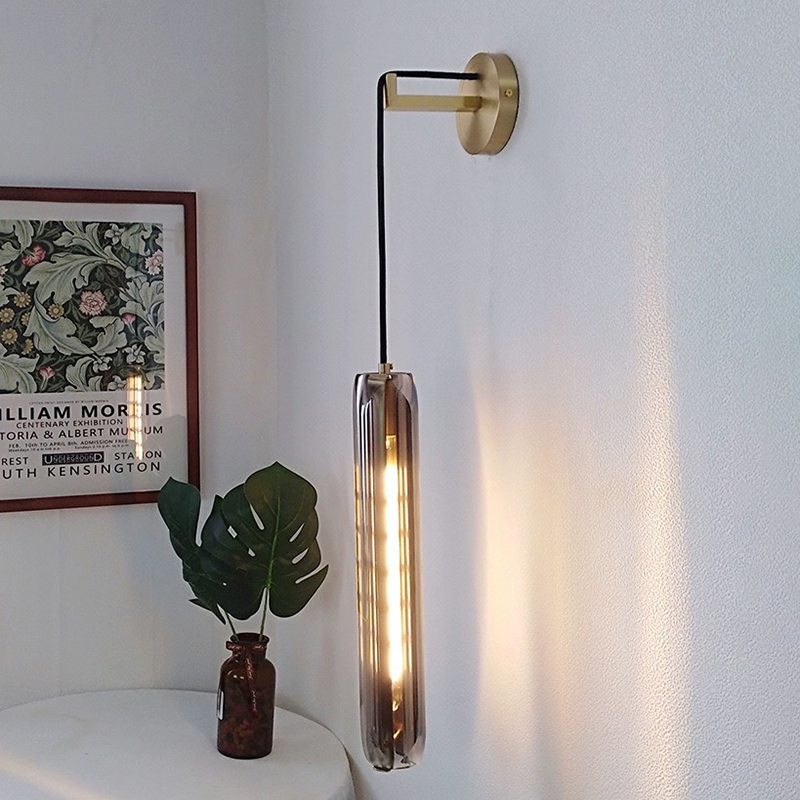 Hanging Crystal Wall Sconce