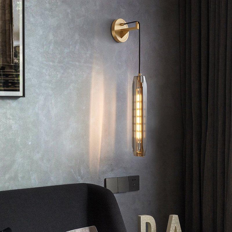 Hanging Crystal Wall Sconce