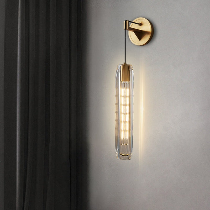 Hanging Crystal Wall Sconce