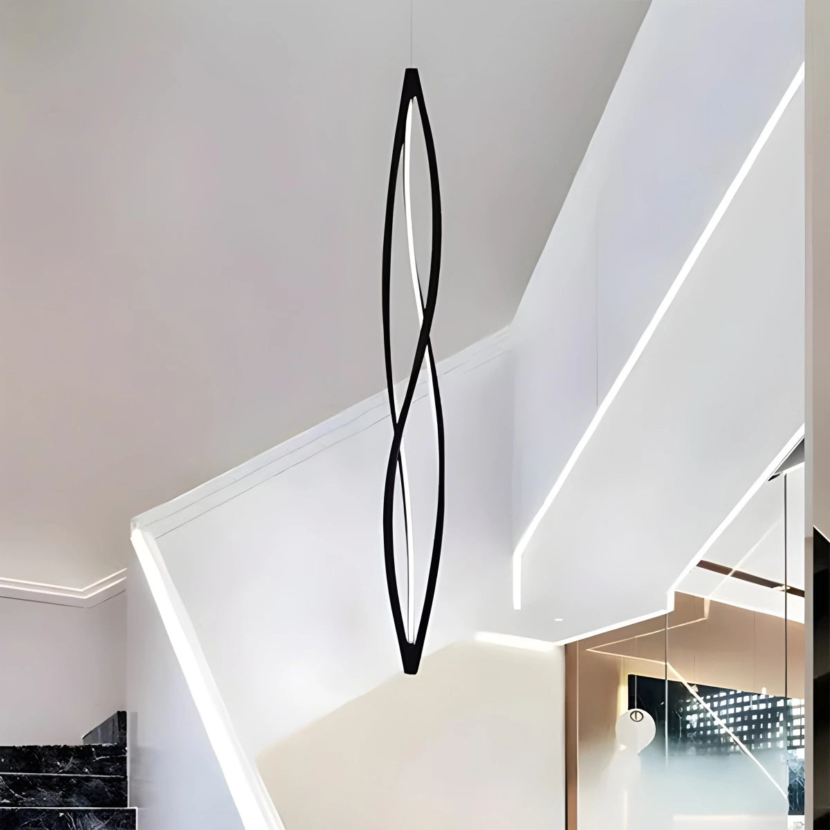 Antizer Helix Horizonta & Vertica Pendant Light