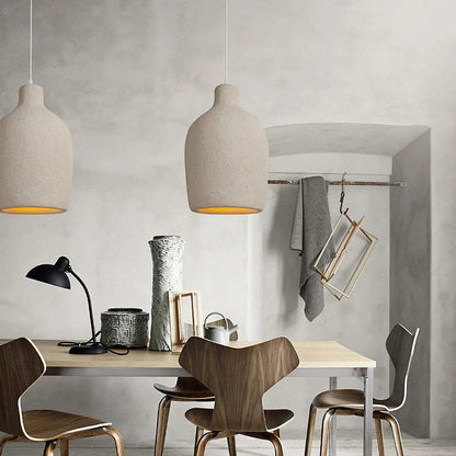 Antizer Simple Gypsum Pendant Lights for Dining Room