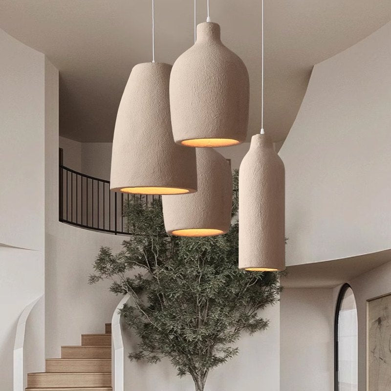 Simple Gypsum Pendant Lights