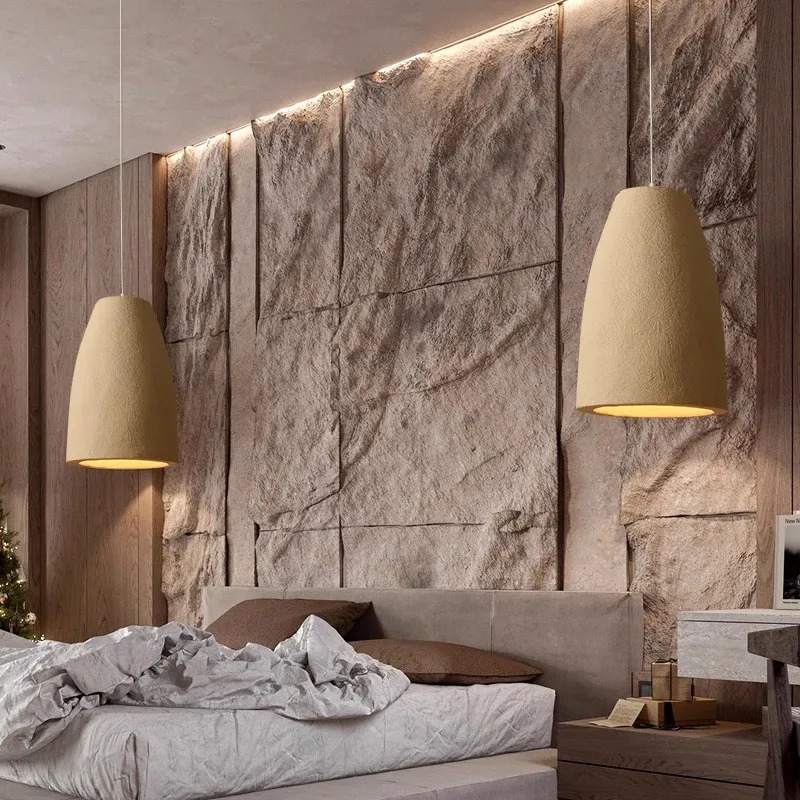 Simple Gypsum Pendant Lights