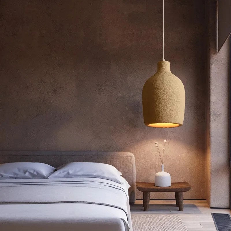 Simple Gypsum Pendant Lights