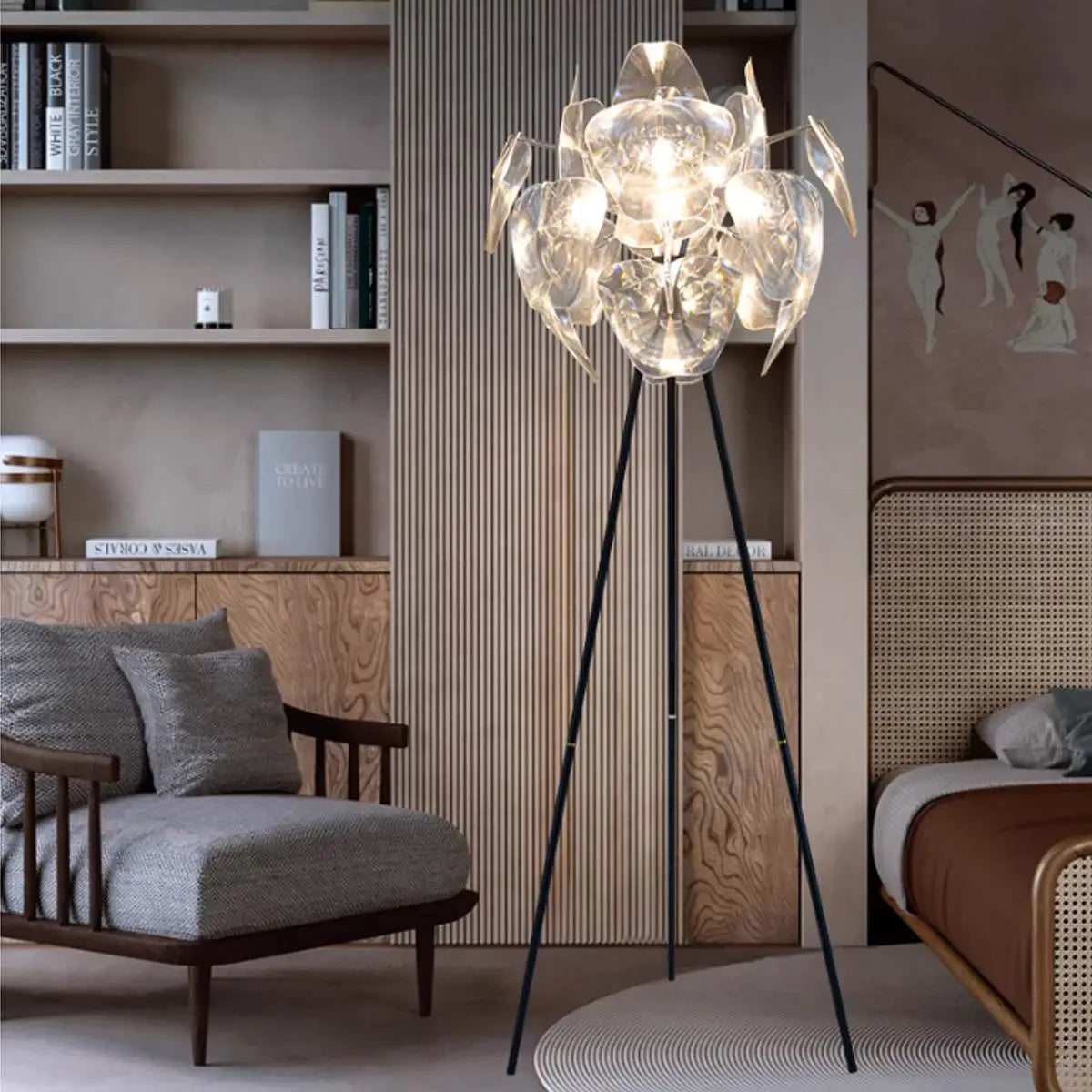 Antizer Italian Luxury Pinecone Floor Lamp