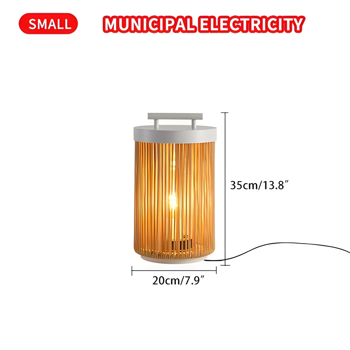 Solar Khaki Handheld Courtyard Light