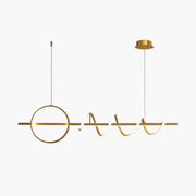 Antizer LED Minimalist Long Pendant Light for Kitchen Island