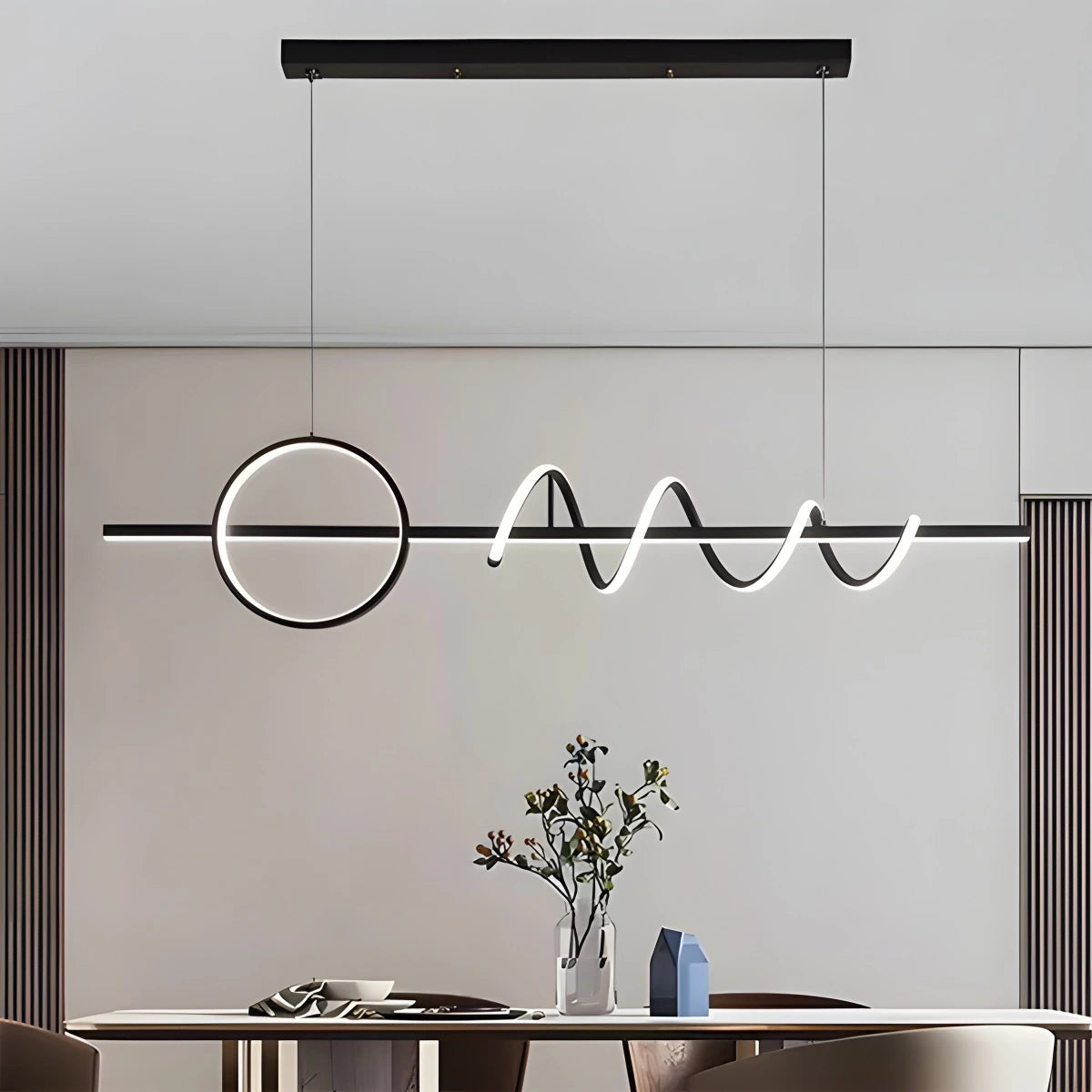 Antizer LED Minimalist Long Pendant Light