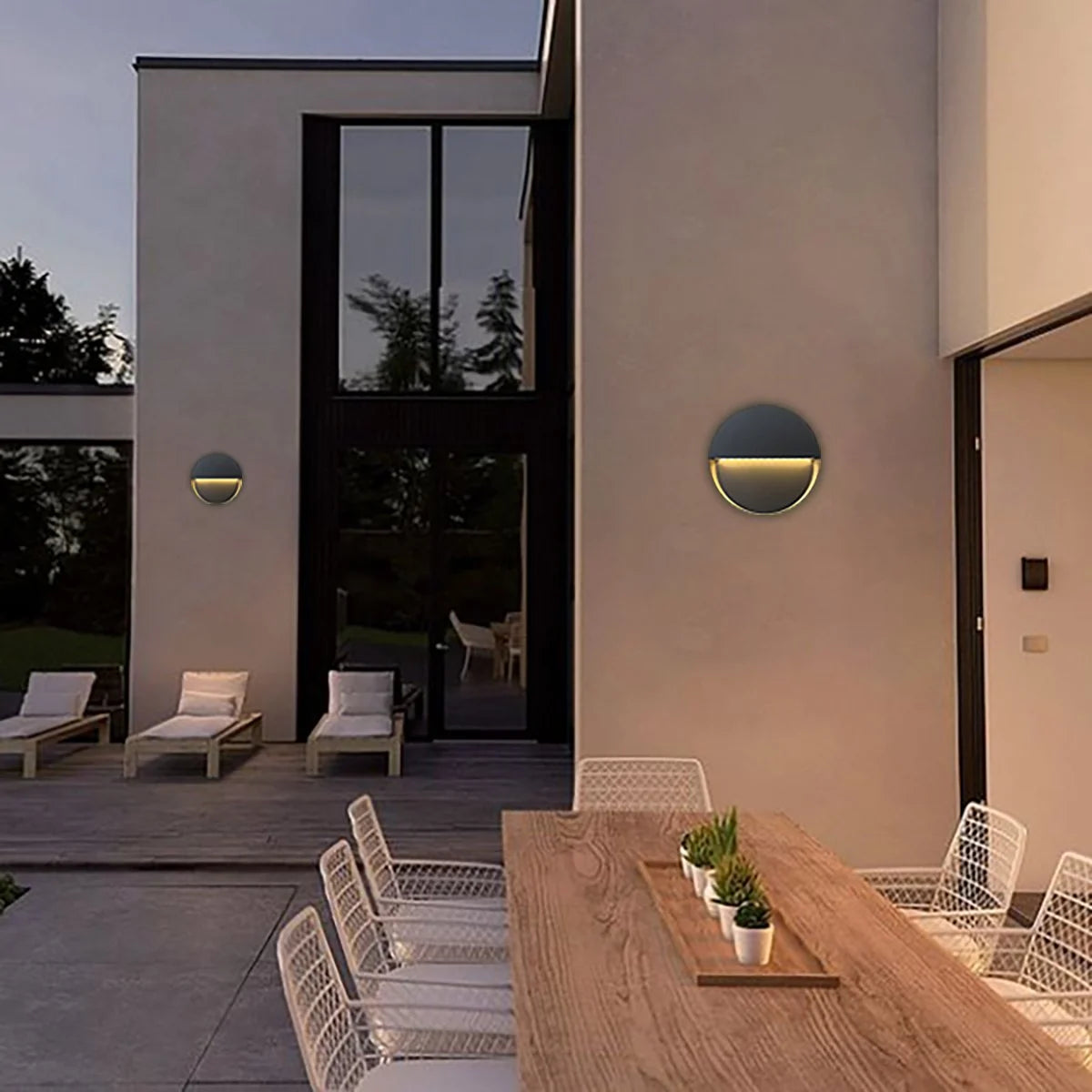 Round & Square Outdoor Waterproof Wall Light