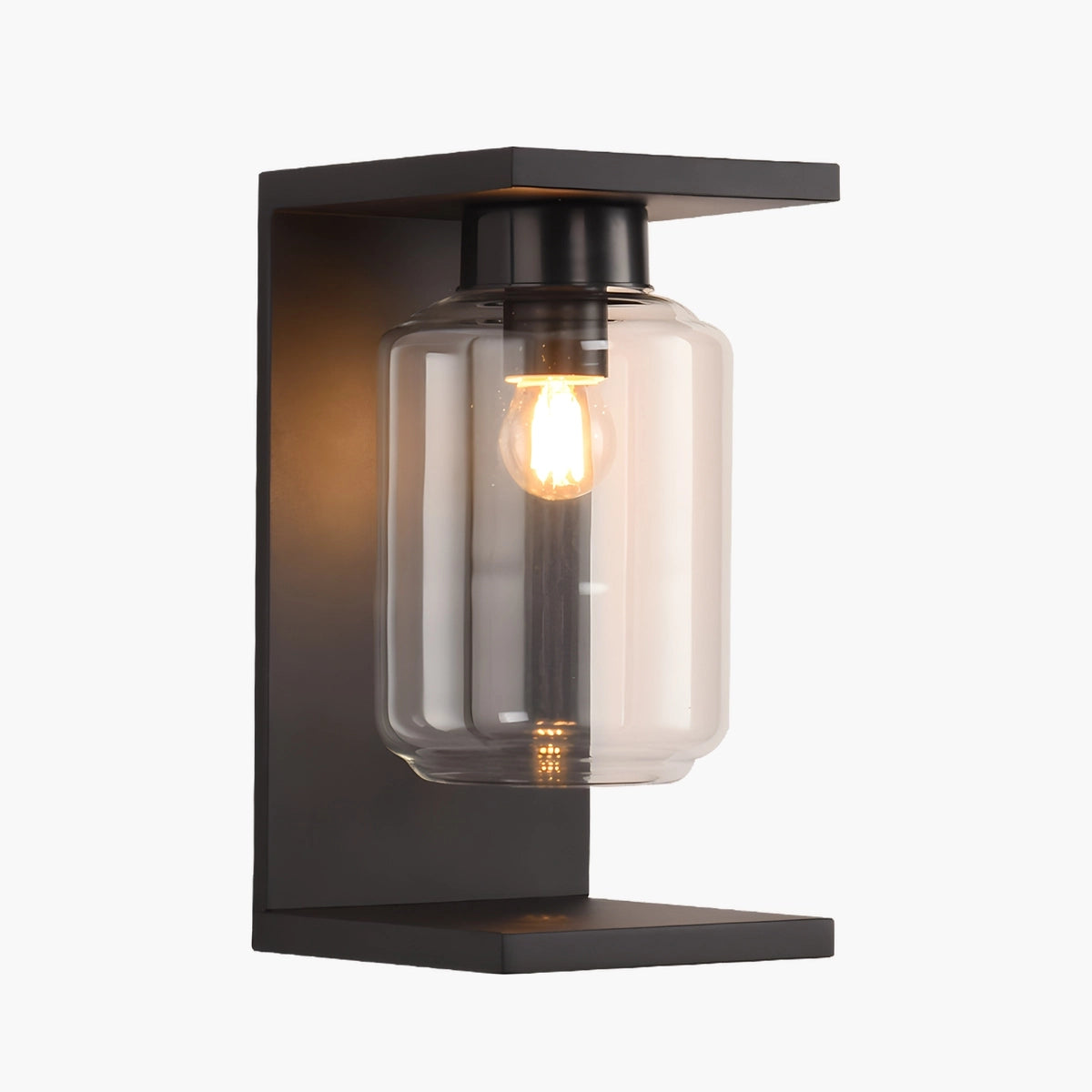 Lantern Cover Glass Wall Lamp