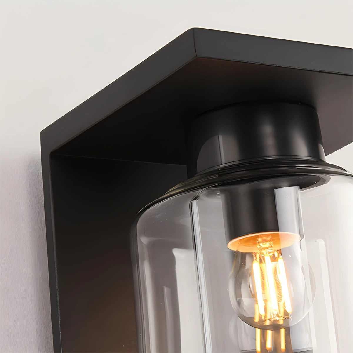 Antizer Outdoor Lantern Cover Glass Wall Lamp