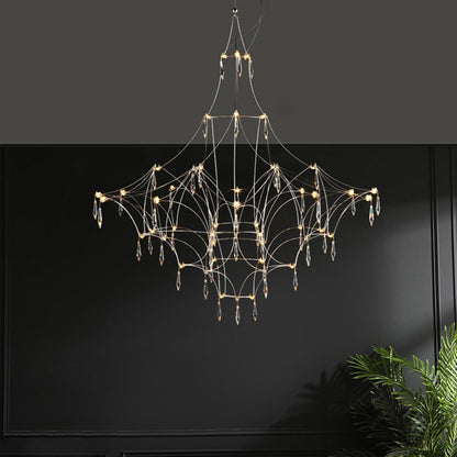 Antizer Adjustable Large Creativity Crystal Chandelier