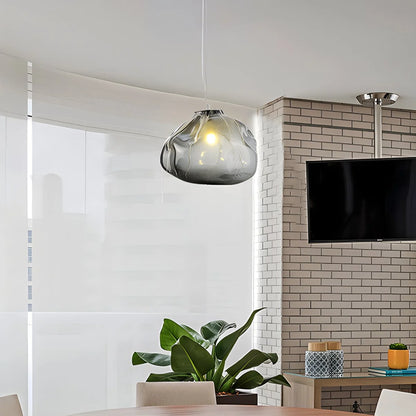 Antizer Light Luxury Cloud Shape Glass Pendant Light