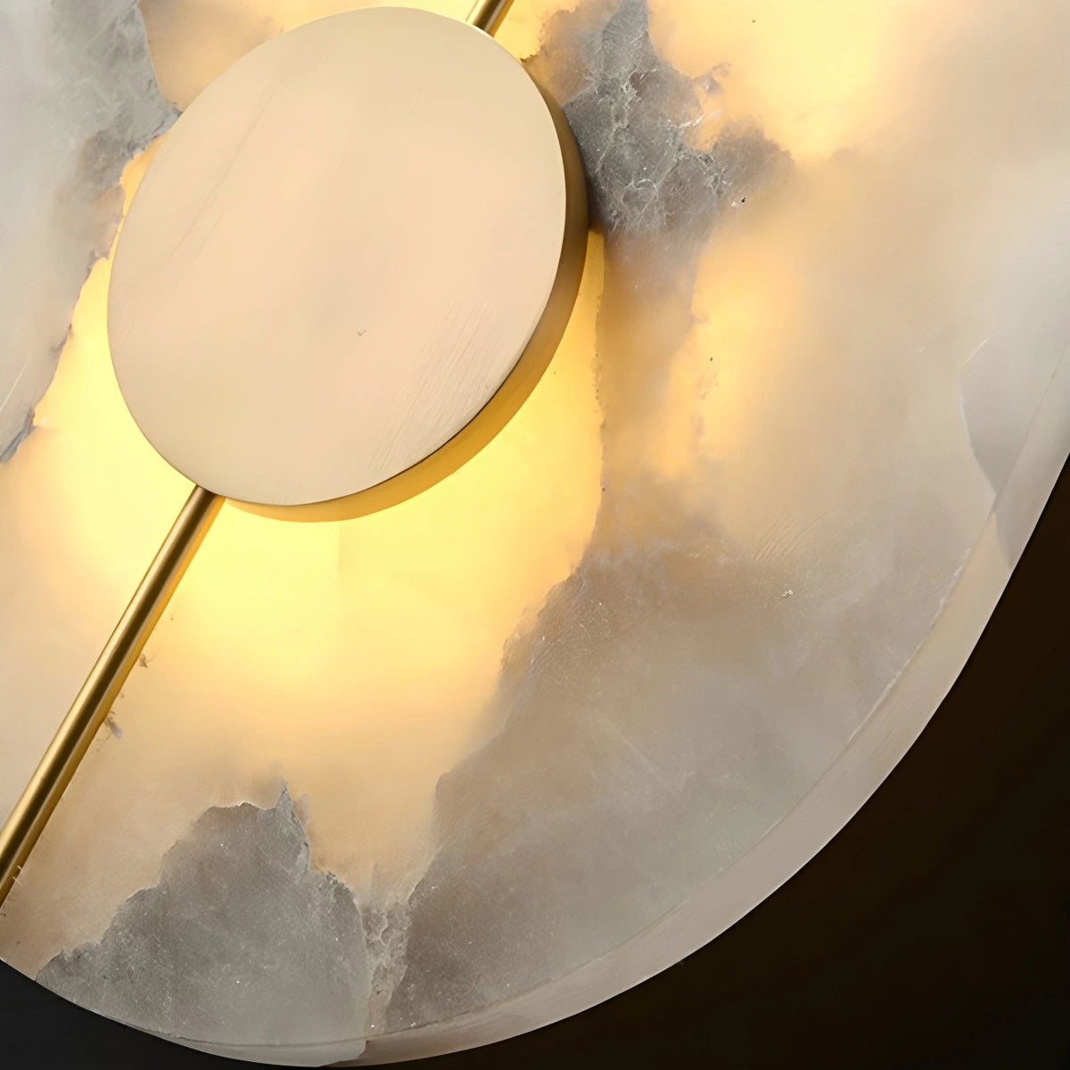 Antizer Light Luxury All Copper Spanish Alabaster Wall Light