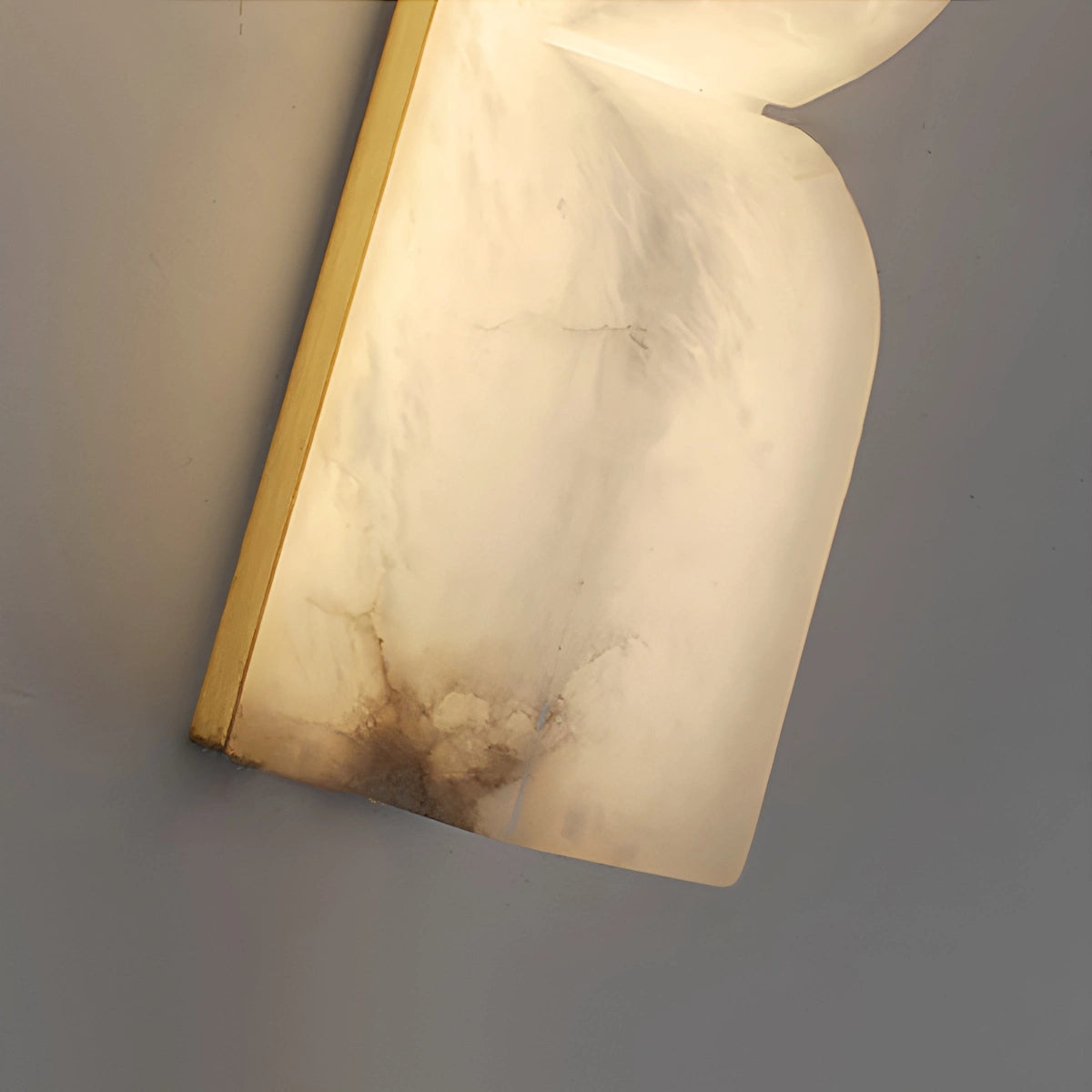 Antizer Light Luxury Spanish Alabaster Wall Sconce for Hallway