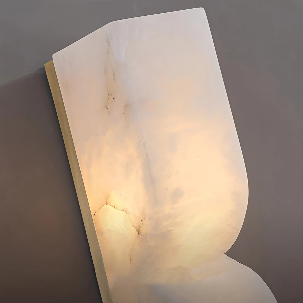 Antizer Light Luxury Spanish Alabaster Wall Sconce for Hallway