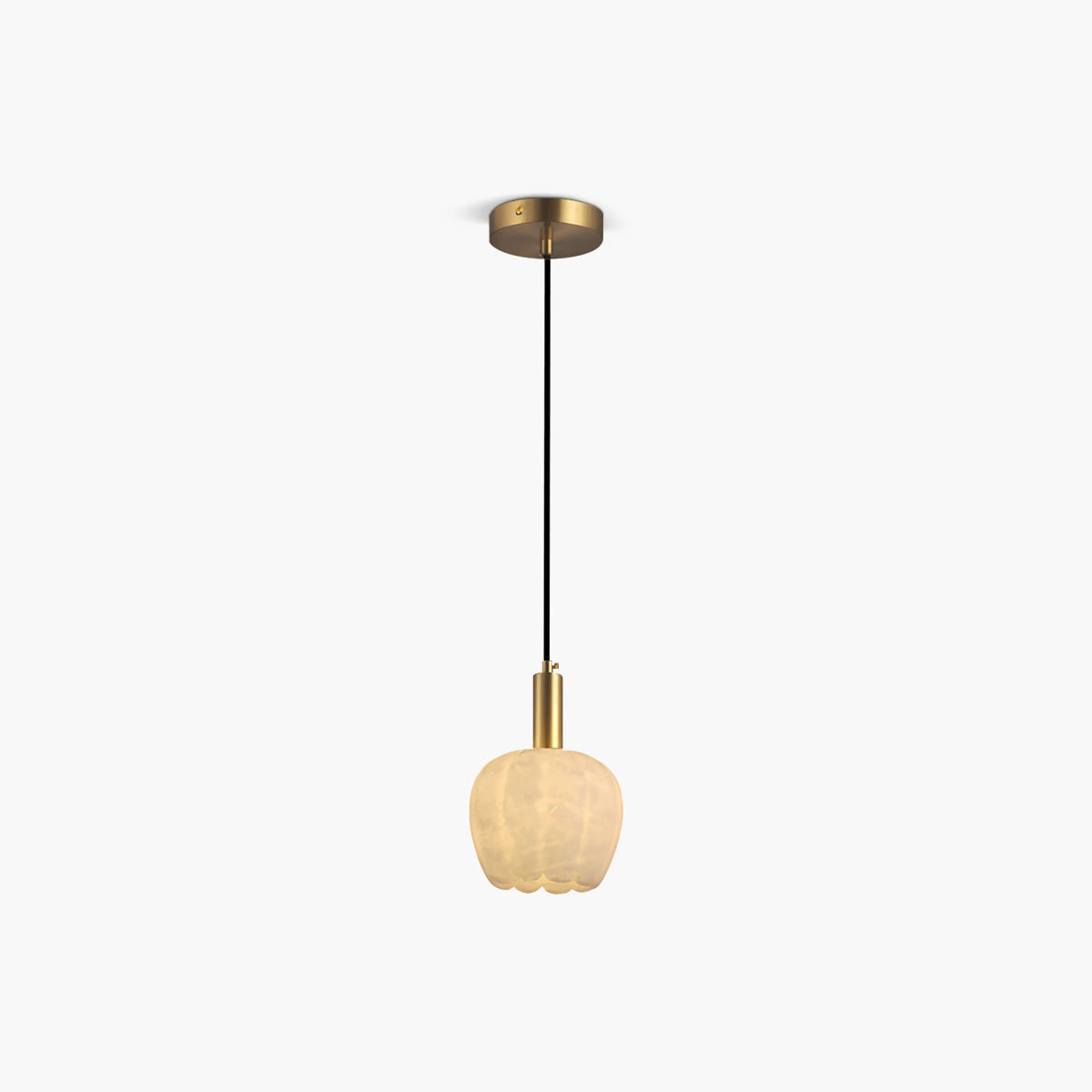 Antizer Flower Bud Shaped Marble Pendant Light