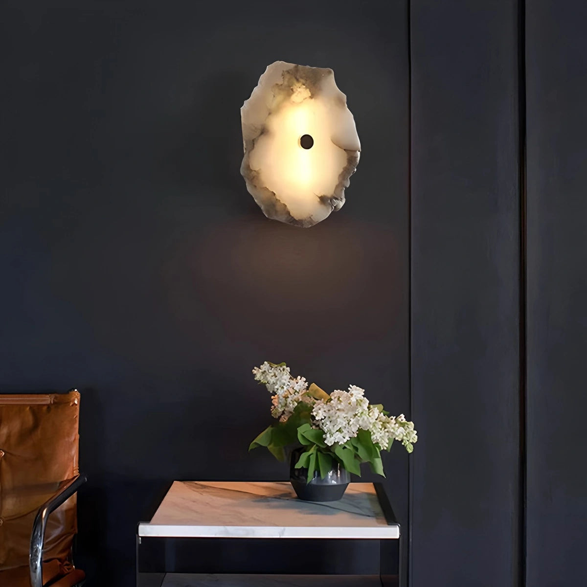 Antizer Modern Luxury Artistic Spanish Alabaster Wall Lamp