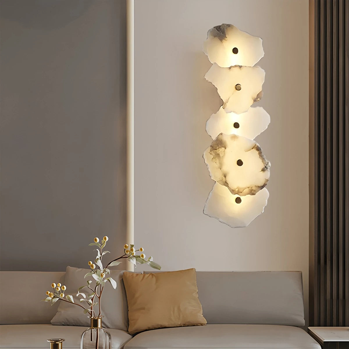 Antizer Modern Luxury Artistic Spanish Alabaster Wall Lamp