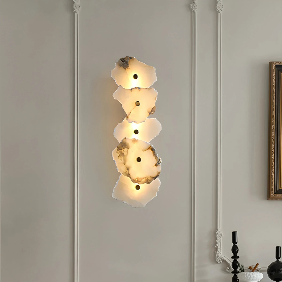 Antizer Modern Luxury Artistic Spanish Alabaster Wall Lamp